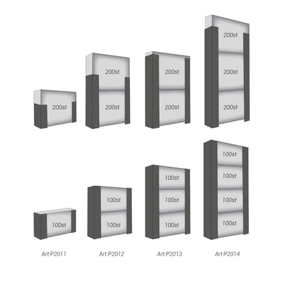 CaluGuard handschoendispenser RVS voor 4 dispensers