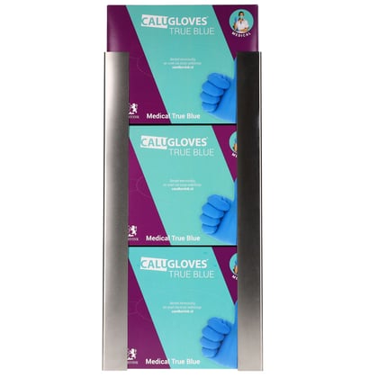 CaluGuard handschoendispenser RVS voor 4 dispensers