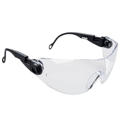 Portwest veiligheidsbril met transparant vizier 