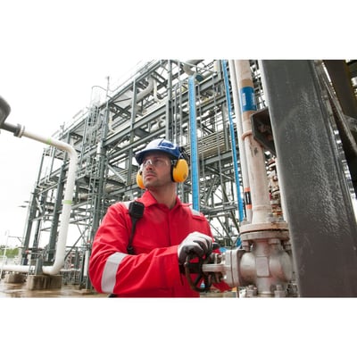 Portwest clip-on oorkappen geel