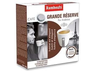 Rombouts koffiepods Grande Reserve 16st 123 Spresso systeem