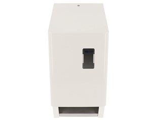 CaluClean wit gecoat RVS toiletroldispenser type 2 voor normale toiletrollen