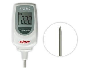 Ebro TTX110 voedselthermometer met vaste  insteekvoeler inclusief holster
