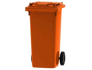 Mini container 120 liter oranje 