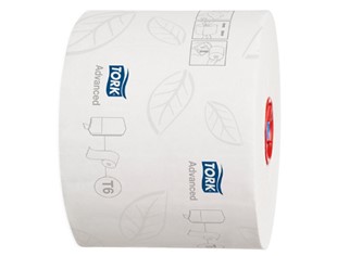 Tork mid-size toiletpapier advanced T6 2-laags 27x100m wit
