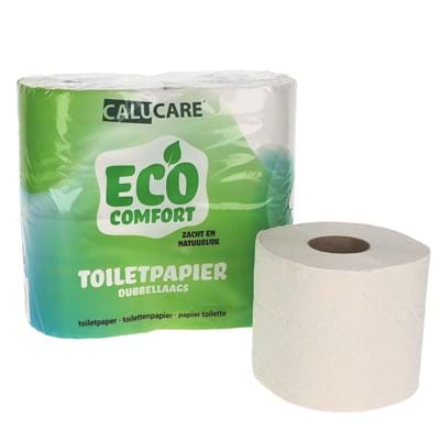 CaluCare ECO Comfort toiletpapier 2lgs 10x4 rollen a 400vel