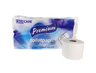 CaluCare Premium toiletpapier 3-lgs  100% cellulose  9x8x250vel