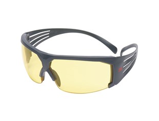3M SecureFit 600 veiligheidsbril  amberkleurige glazen grijs montuur
