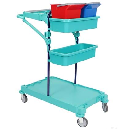 CALU TTS schoonmaakwagen Rome 0 met blauw frame