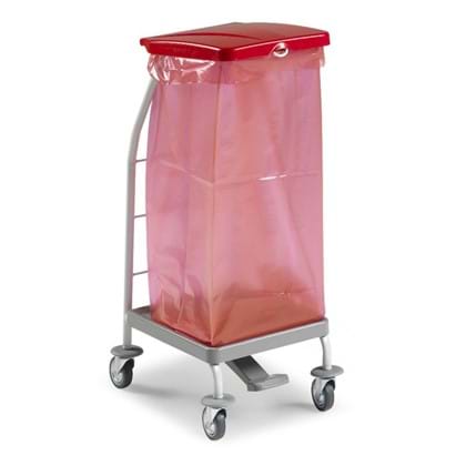 CALU TTS schoonmaakwagen Dust met pedaal 70ltr