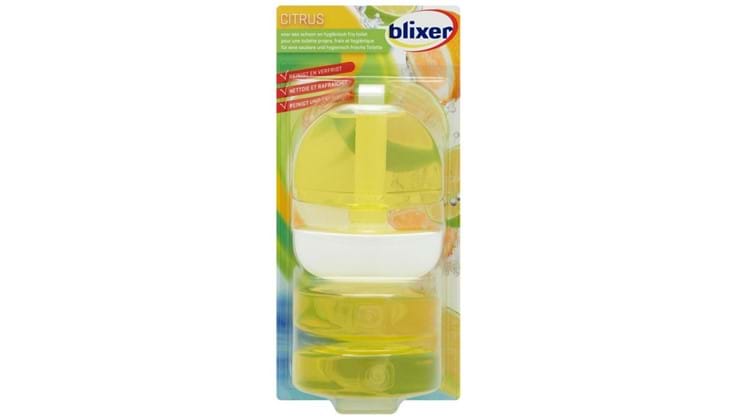 Blixer vloeibaar toiletblok citrus starter + 3 navullingen