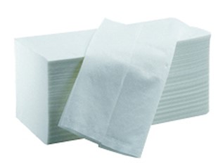 Satino papieren handdoekjes interfold V-vouw 2-lgs 22x32cm wit 2500st