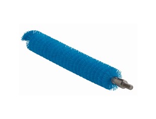 Vikan pijpborstel voor flexibele kabel medium diameter 20mm x 200mm blauw