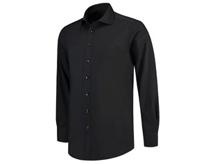 Tricorp slim fit overhemd stretch zwart 37/5