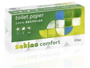 Satino comfort toiletpapier wit 3lgs 72rol 250vel