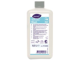 Soft Care Wash H2 handreiningingsmiddel 500ml vierkante fles zonder pomp