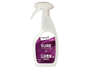 Sure Disinfectant & Descaler sprayflacon leeg 0,75ltr