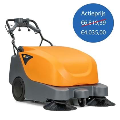 Taski Balimat 3300 veegmachine werkbreedte 90cm met dubbele zijborstels