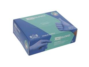 CaluGloves Medical Skyblue nitrile disposable handschoenen maat S 200st 
