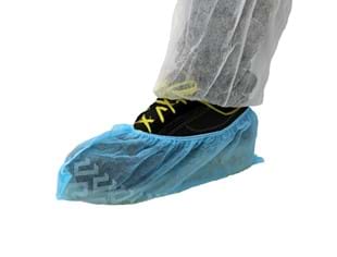 CaluGuard Comfort 300 schoenovertrek blauw met antislipzool 100st