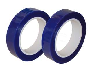 Polyester tape 25mmx66mtr blauw