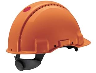 3M Peltor G3000 veiligheidshelm oranje met zweetband/ventilatie/draaiknop