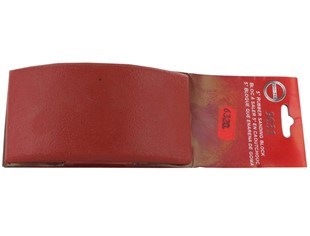 Schuurblok rubber 230x70mm rood 
