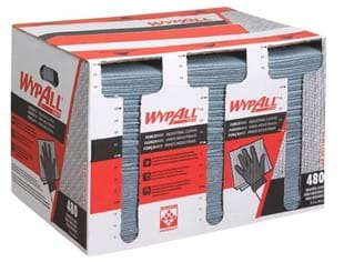Wypall ForceMax industriële doeken 33,5x34,5cm grijs 480st