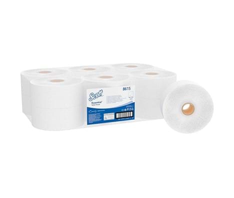 Scott essential toiletpapier 2lgs 12rol x 500vel 