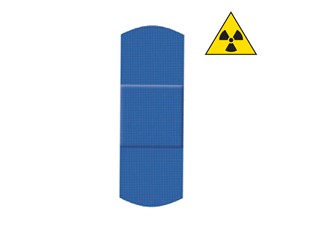 CaluDetect detecteerbare röntgen pleisters textiel 72x25mm blauw 100st