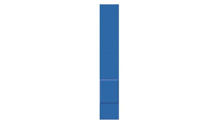 CaluDetect elastische detecteerbare pleisters textiel 120x20mm blauw 100st