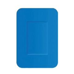 CaluDetect elastische detecteerbare pleisters textiel 72x50mm blauw 50st